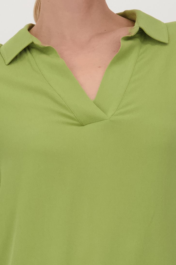 Blouse olive fine de Liberty Island pour Femmes