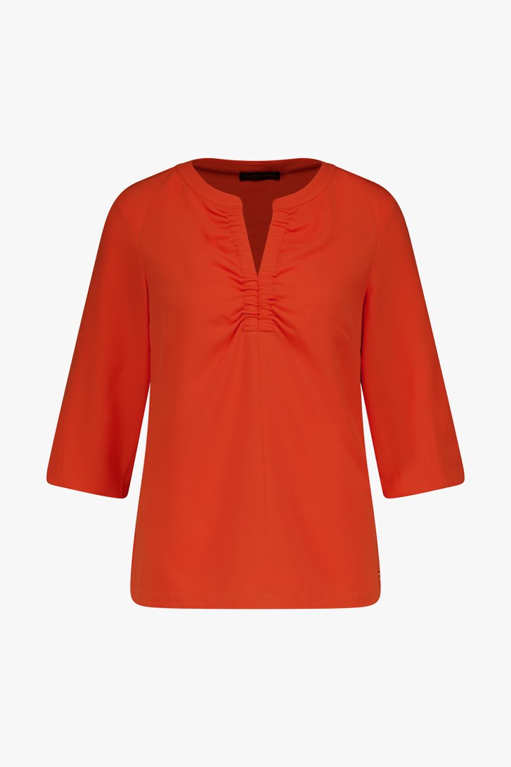 Blouse orange	 de Claude Arielle pour Femmes