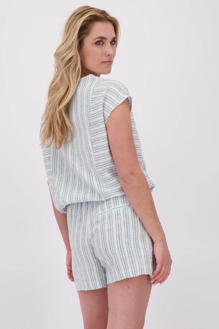 Le dos de Blouse rayée aux couleurs pastel de Libelle pour Femmes