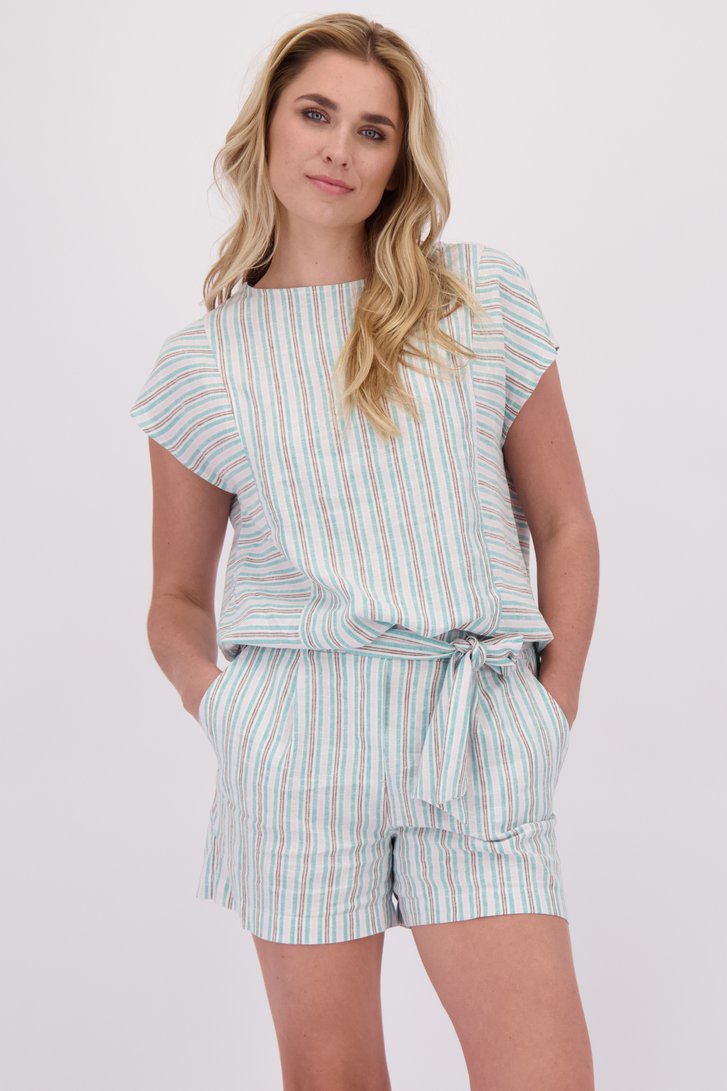 Le devant de Blouse rayée aux couleurs pastel de Libelle pour Femmes