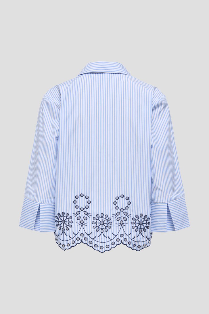 Photo produit 2 de Blouse rayée bleu et blanc de JDY pour Femmes