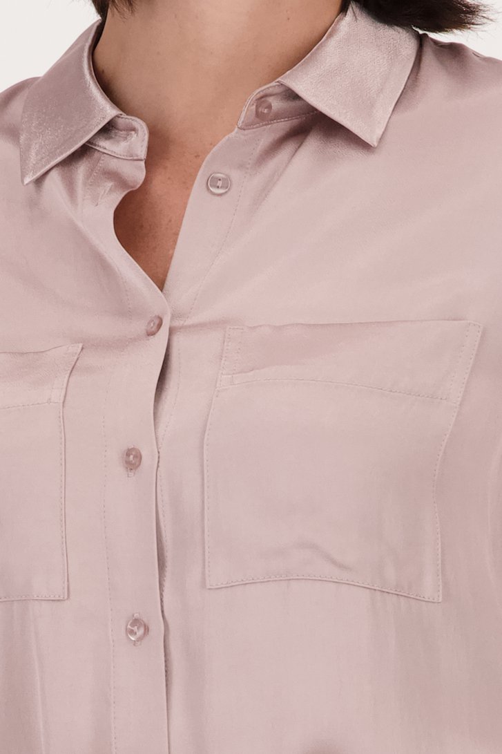 Blouse rose brillante de D'Auvry pour Femmes