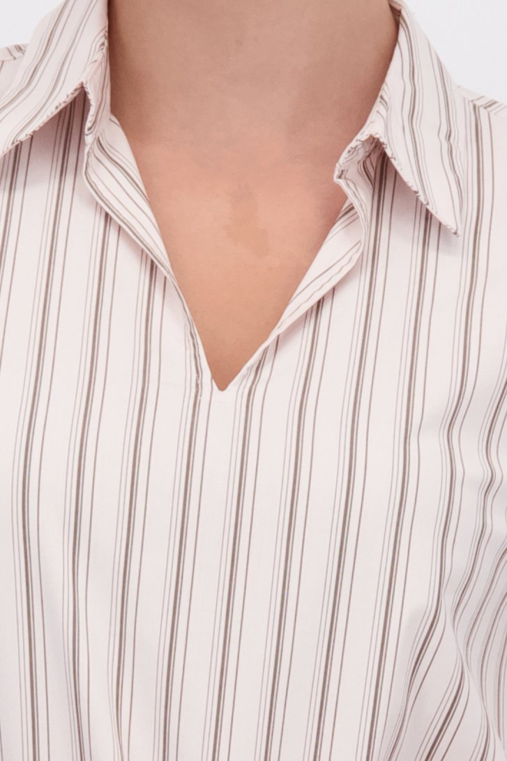 Détail de Blouse rose clair à rayures de JDY pour Femmes