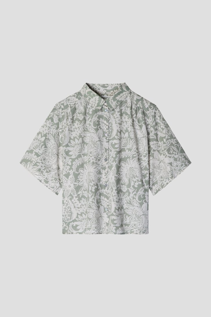 Photo produit 1 de Blouse verte à imprimé floral de Marc O'Polo pour Femmes