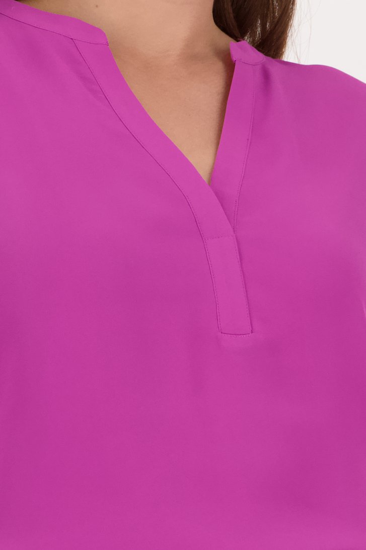 Blouse violette fine de Liberty Island pour Femmes