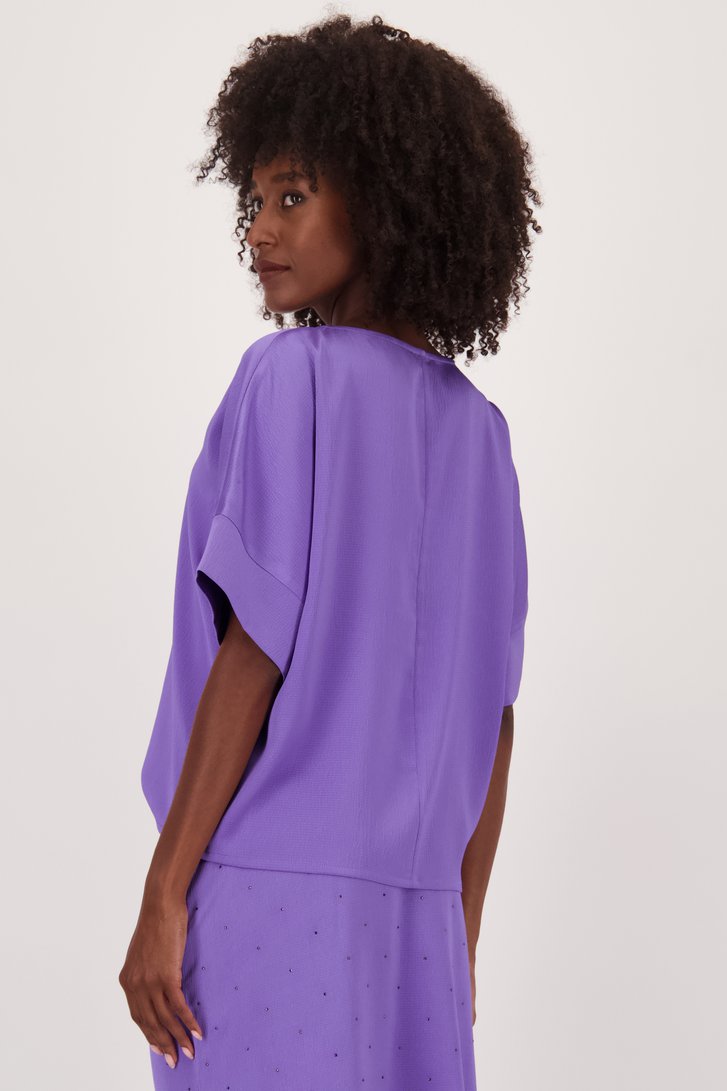 Blouse violette de Louise pour Femmes
