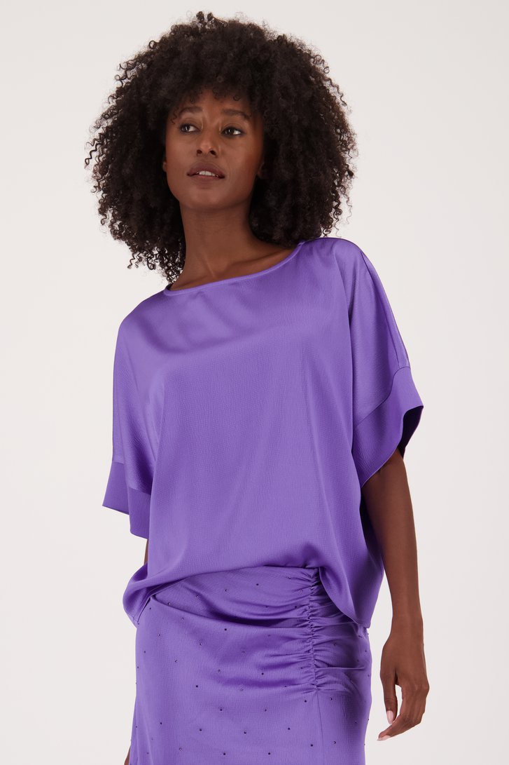 Blouse violette de Louise pour Femmes