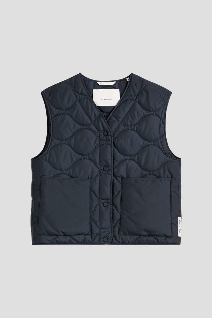 Photo produit 1 de  Bodywarmer bleu-noir de Marc O'Polo pour Femmes