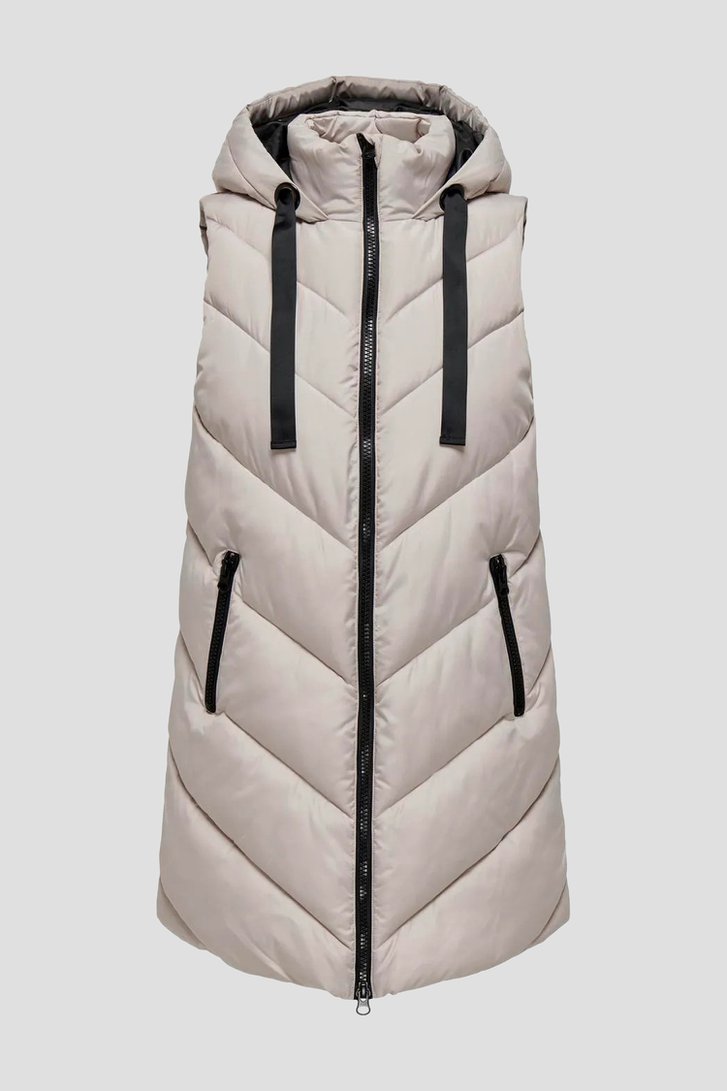 Photo produit 1 de Bodywarmer long blanc de JDY pour Femmes