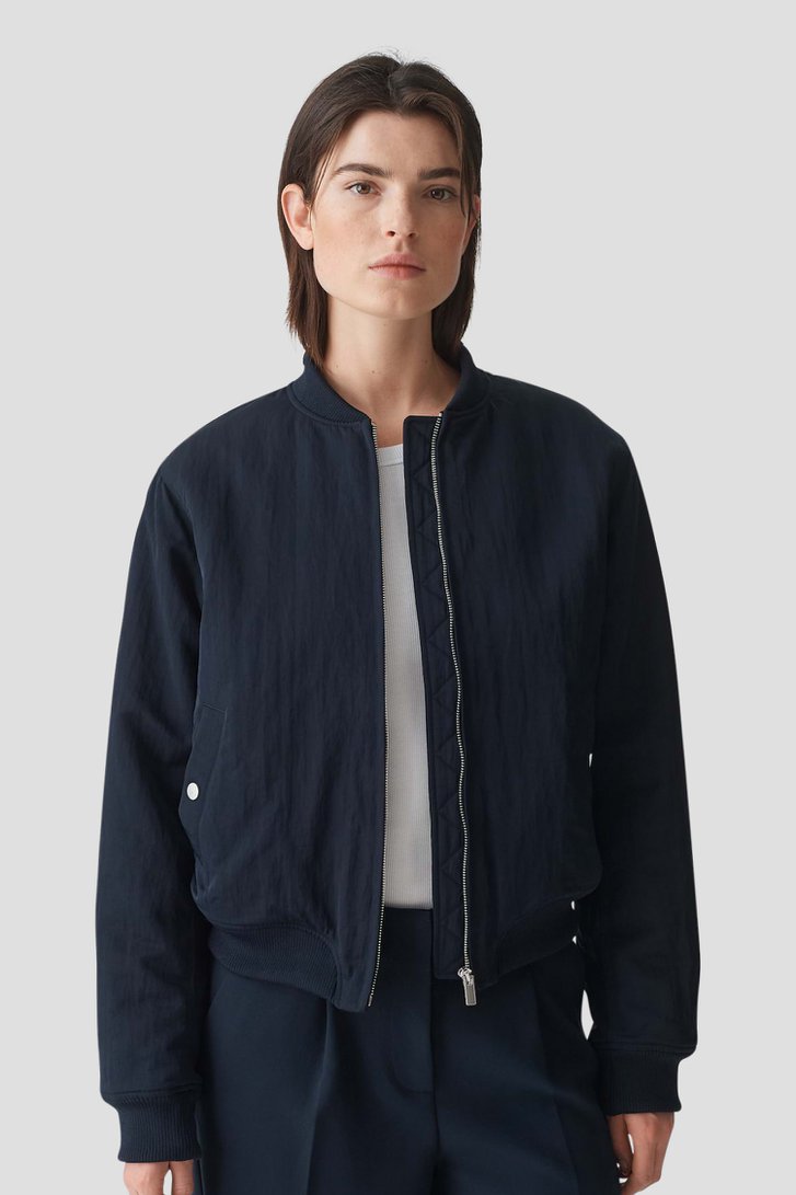 Bomber bleu marine de Opus pour Femmes