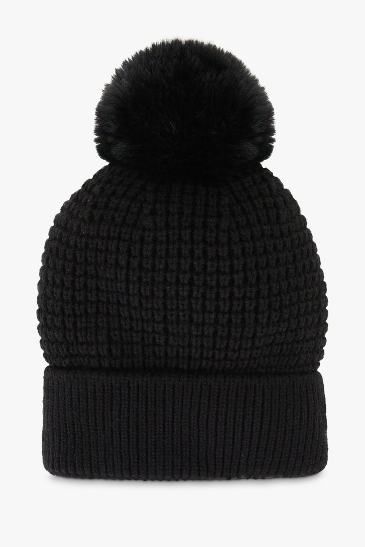 Bonnet noir avec pompon	 de Liberty Island pour Femmes