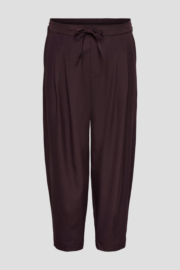 Productfoto 1 van Bordeaux broek - Barrel fit door ONLY Carmakoma voor Dames