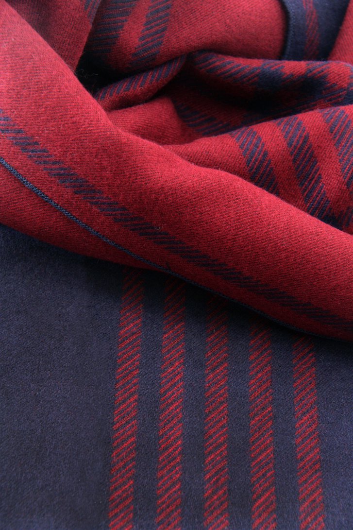 Bordeaux - donkerpaarse sjaal van Michaelis voor Heren