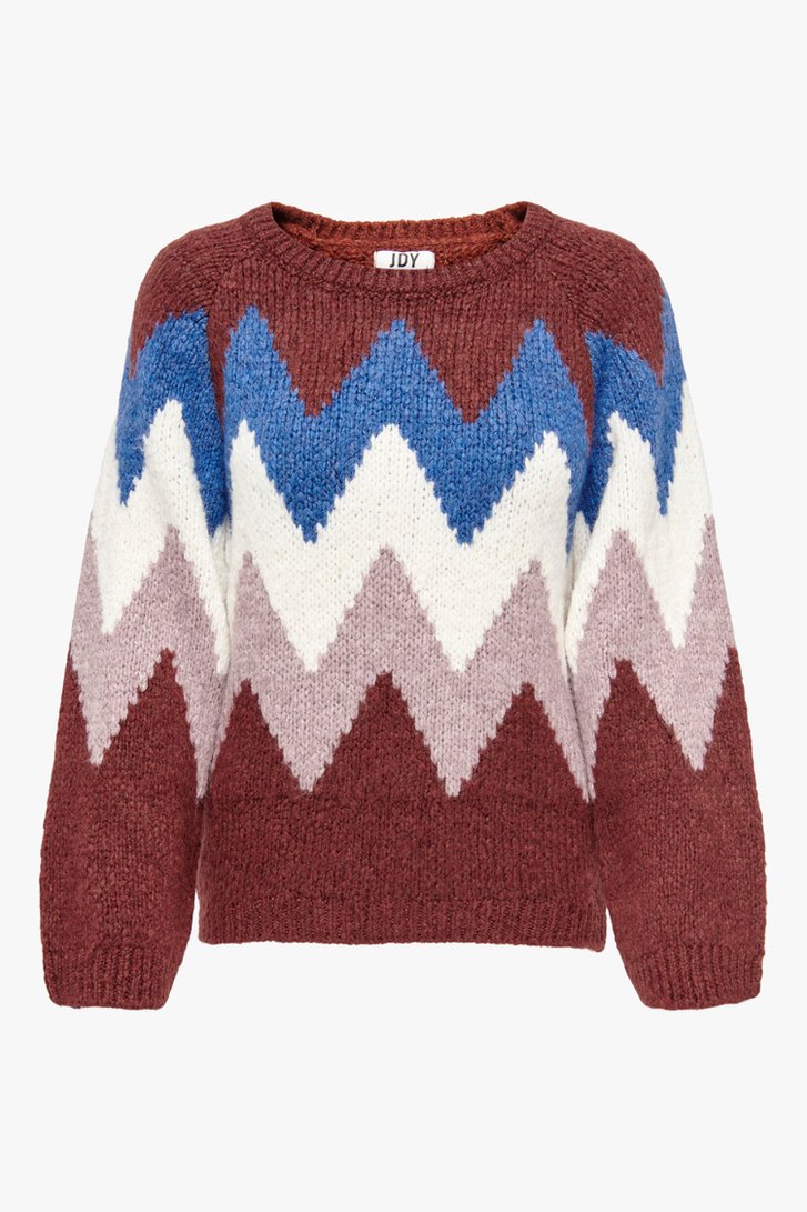 Mode Sweaters Lange jumpers Deerberg Lange jumper rood casual uitstraling 