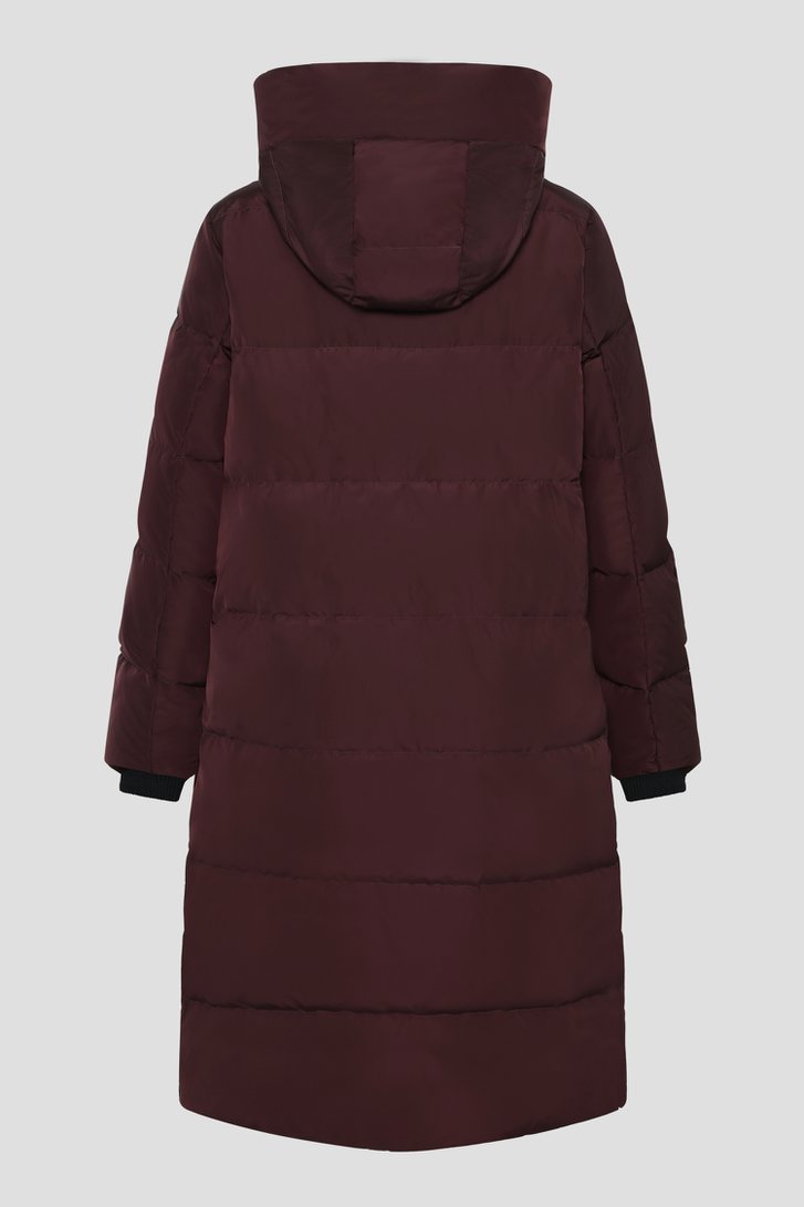 Productfoto 2 van Bordeaux halflange gewatteerde jas door Rock and Blue voor Dames