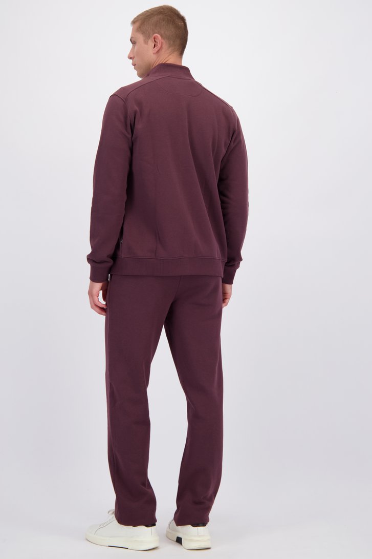 Achterkant van Bordeaux joggingbroek door Liberty Island voor Heren