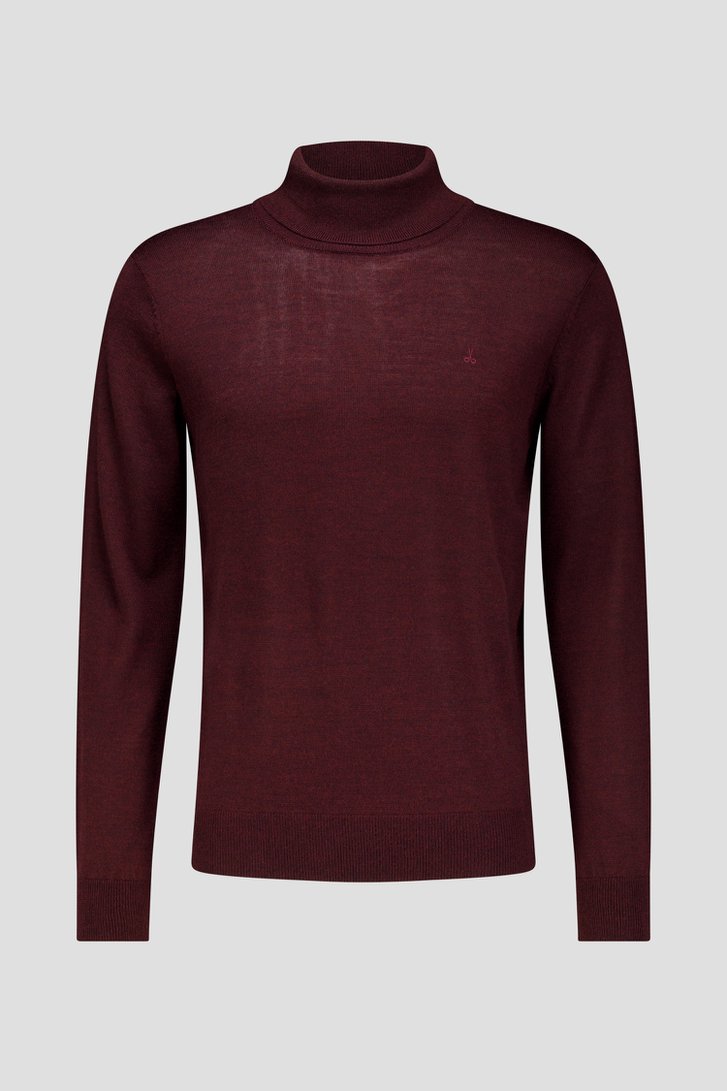 Productfoto 1 van Bordeaux trui met rolkraag door Dansaert Black voor Heren
