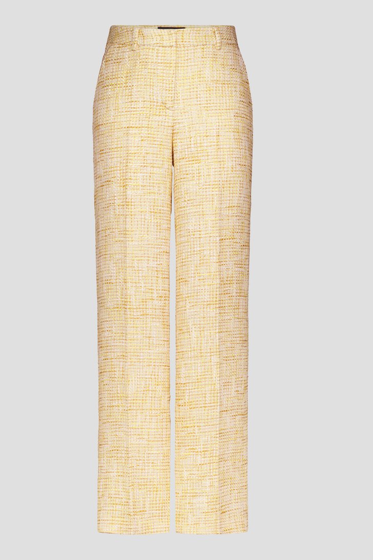 Bouclé geklede broek van AC by Annelien Coorevits voor Dames