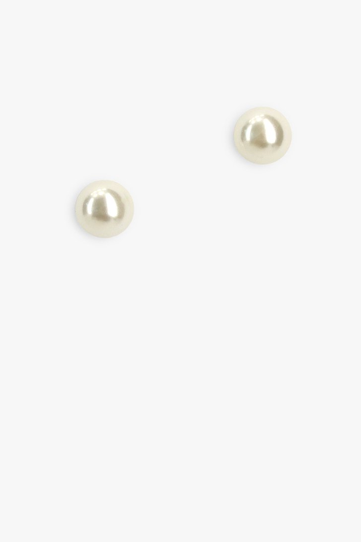 Boucles d'oreilles en perles blanches ivoire de Liberty Island pour Femmes