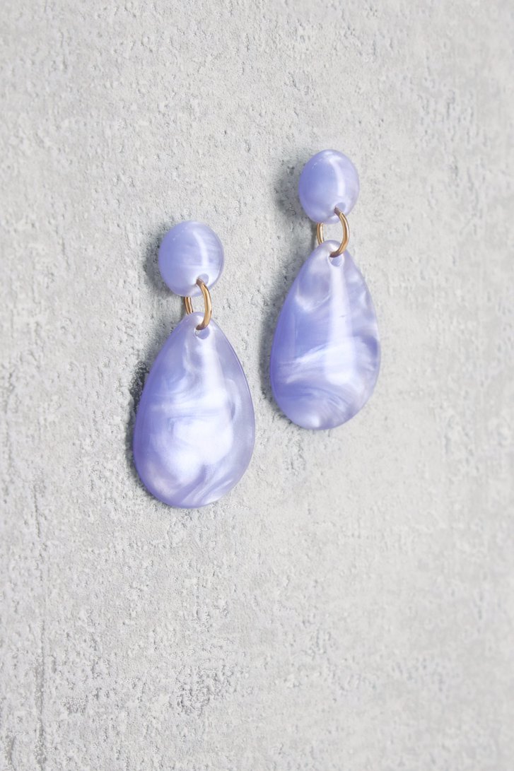 Boucles d'oreilles goutte bleu clair de Liberty Island pour Femmes