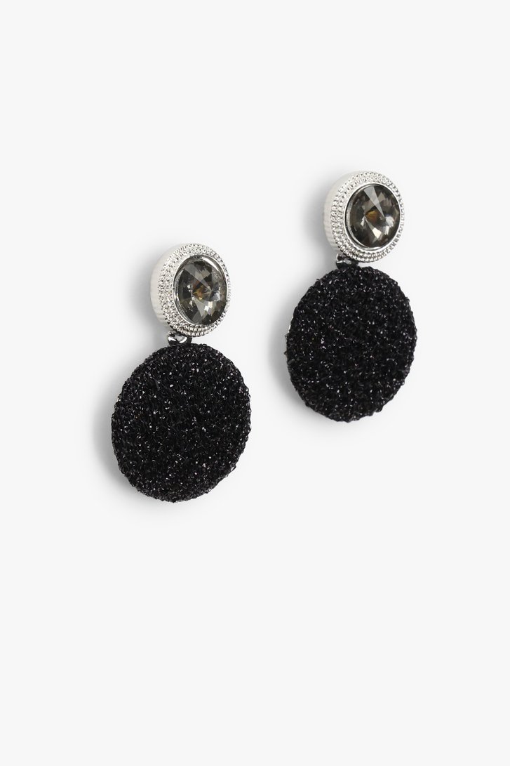 Boucles d'oreilles scintillantes noires de Liberty Island pour Femmes