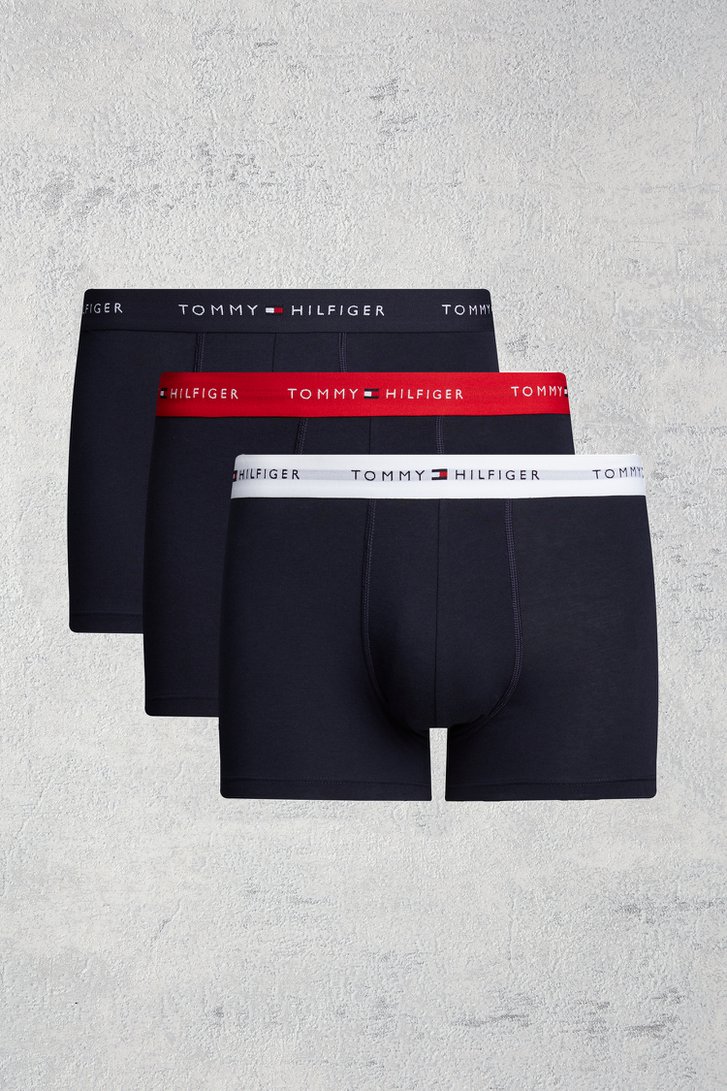 Le devant de Boxers bleu - Set de 3 de Tommy Hilfiger pour Hommes