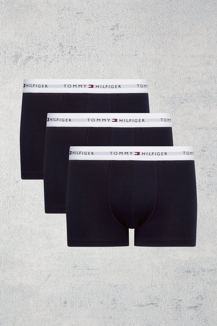 Le devant de Boxers bleus - Set de 3 de Tommy Hilfiger pour Hommes