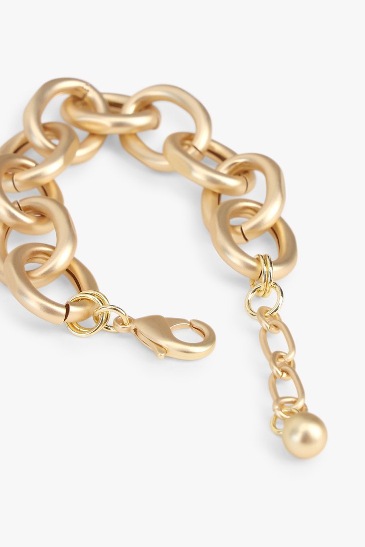 Bracelet à maillons en or mat	 de Liberty Island pour Femmes
