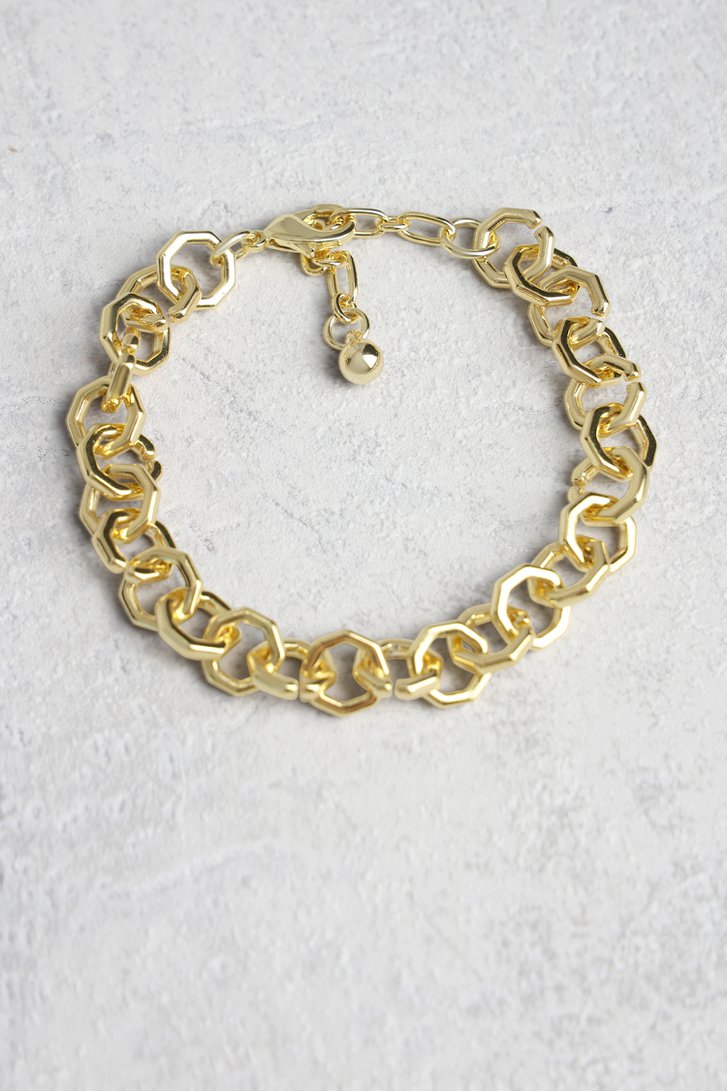 Bracelet doré avec maillons de Liberty Island pour Femmes