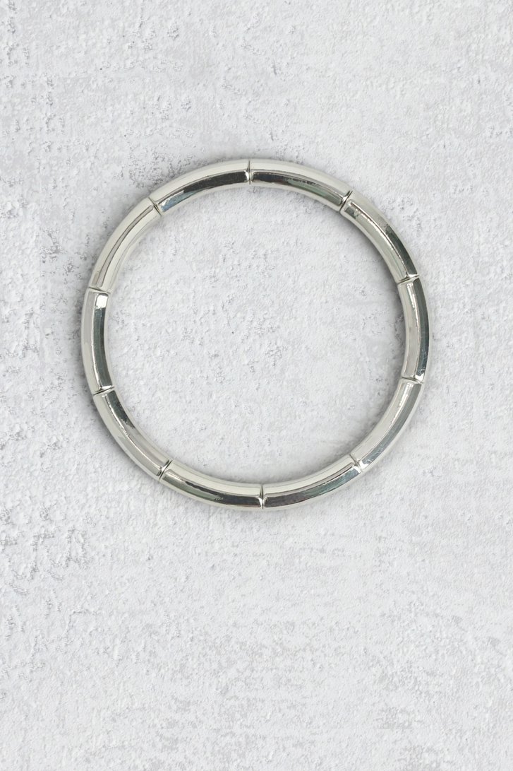 Le devant de Bracelet élastique argenté de Liberty Island pour Femmes