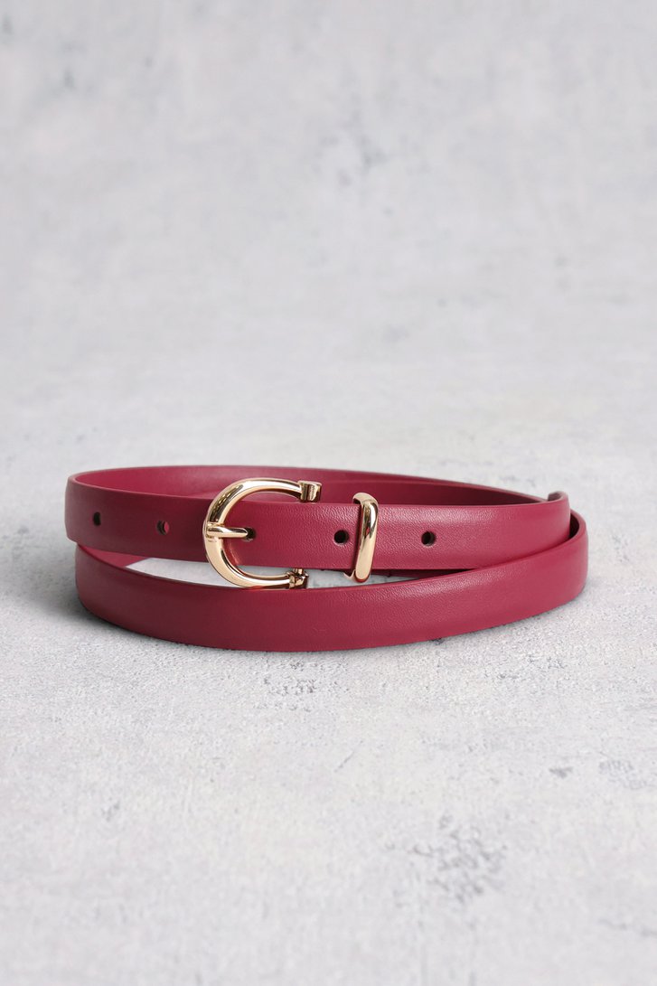 Bracelet fin violet clair avec boucle gris foncé de Louise pour Femmes