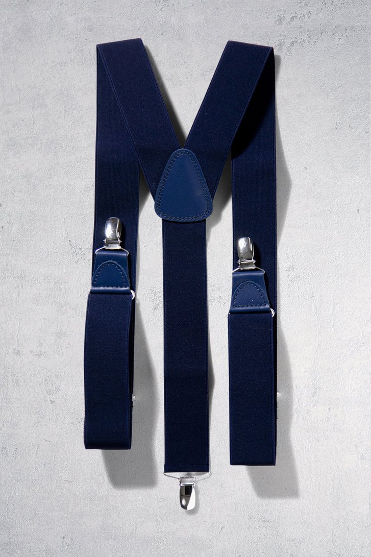 Le dos de Bretelles bleu marine Otmar de Michaelis pour Hommes