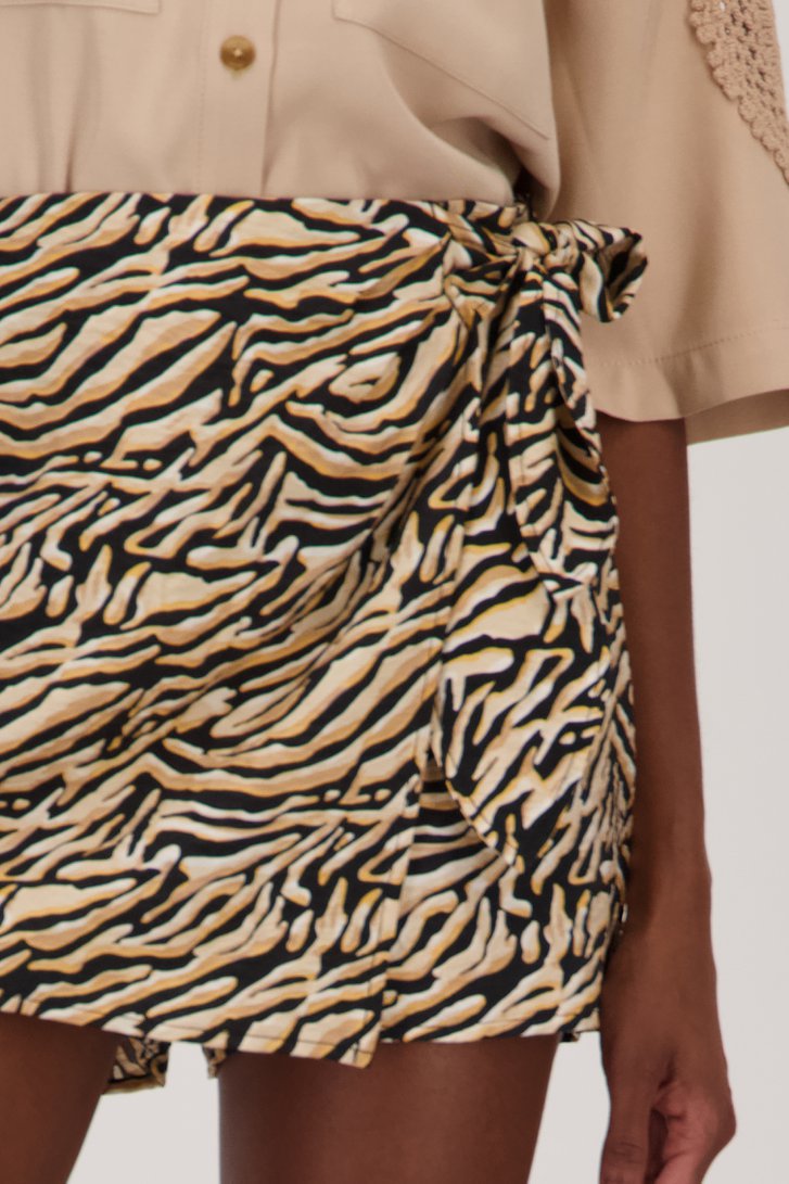 Broekrokje met animal print  van Louise voor Dames