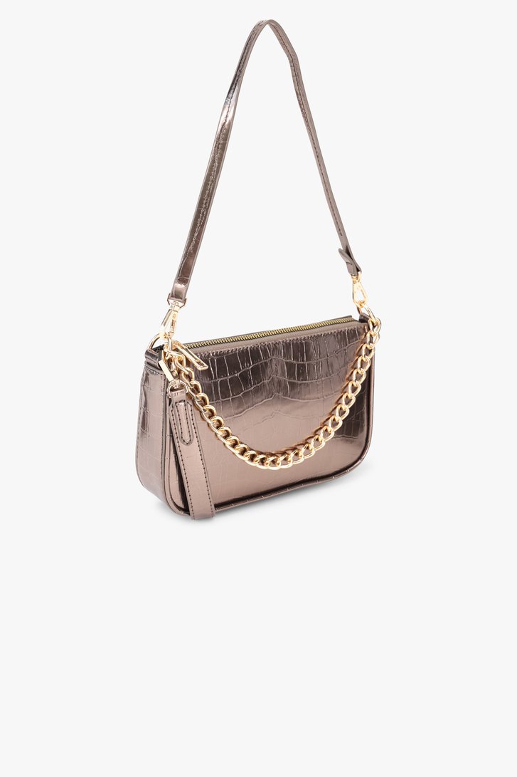 Brons metallic tasje met gouden accenten van Liberty Island voor Dames