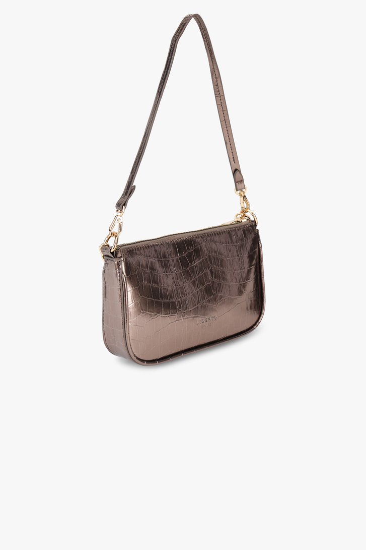 Brons metallic tasje met gouden accenten van Liberty Island voor Dames