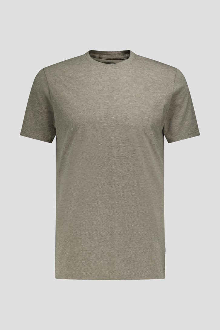 Productfoto 1 van Bruin-beige T-shirt door Casual Five voor Heren