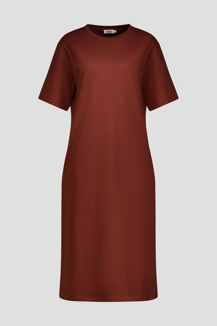 Productfoto 1 van Bruin kleedje met korte mouwen door Libelle voor Dames