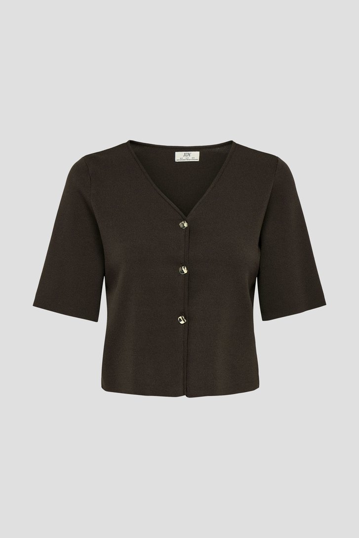 Productfoto 1 van Bruin truitje met zilveren knopen door JDY voor Dames