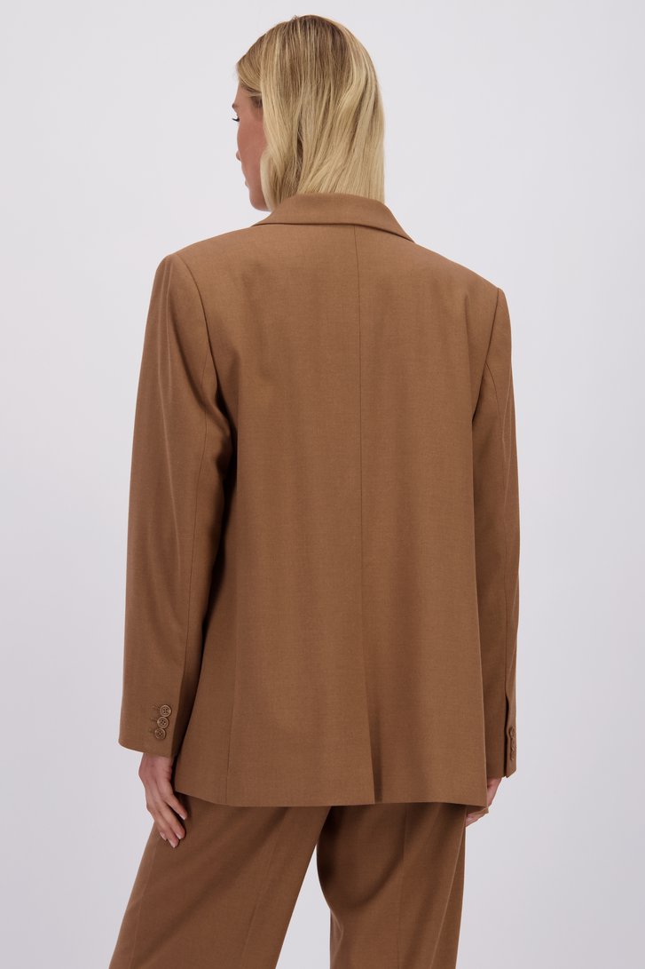 Achterkant van Bruine blazer - One size  door Liberty Island voor Dames