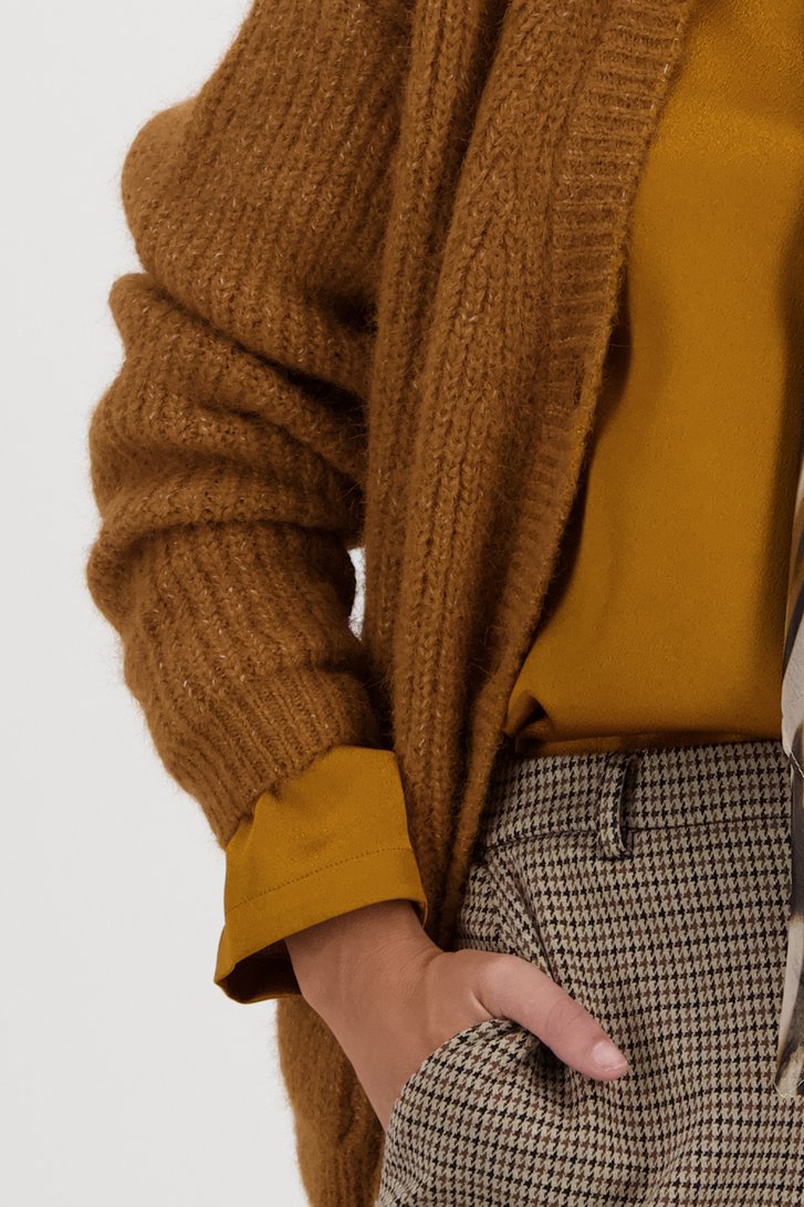Bruine cardigan van Claude Arielle voor Dames