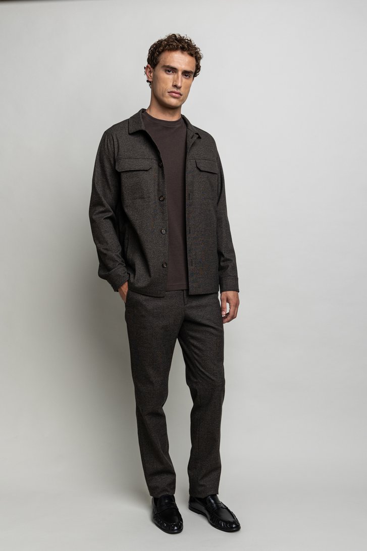 Extra foto 5 van Bruine casual vest door Upper East voor Heren