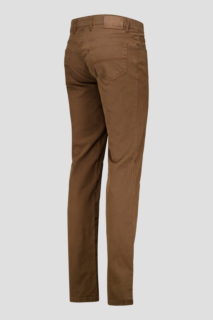 Bruine chino - Jackson - Regular fit van Brassville voor Heren