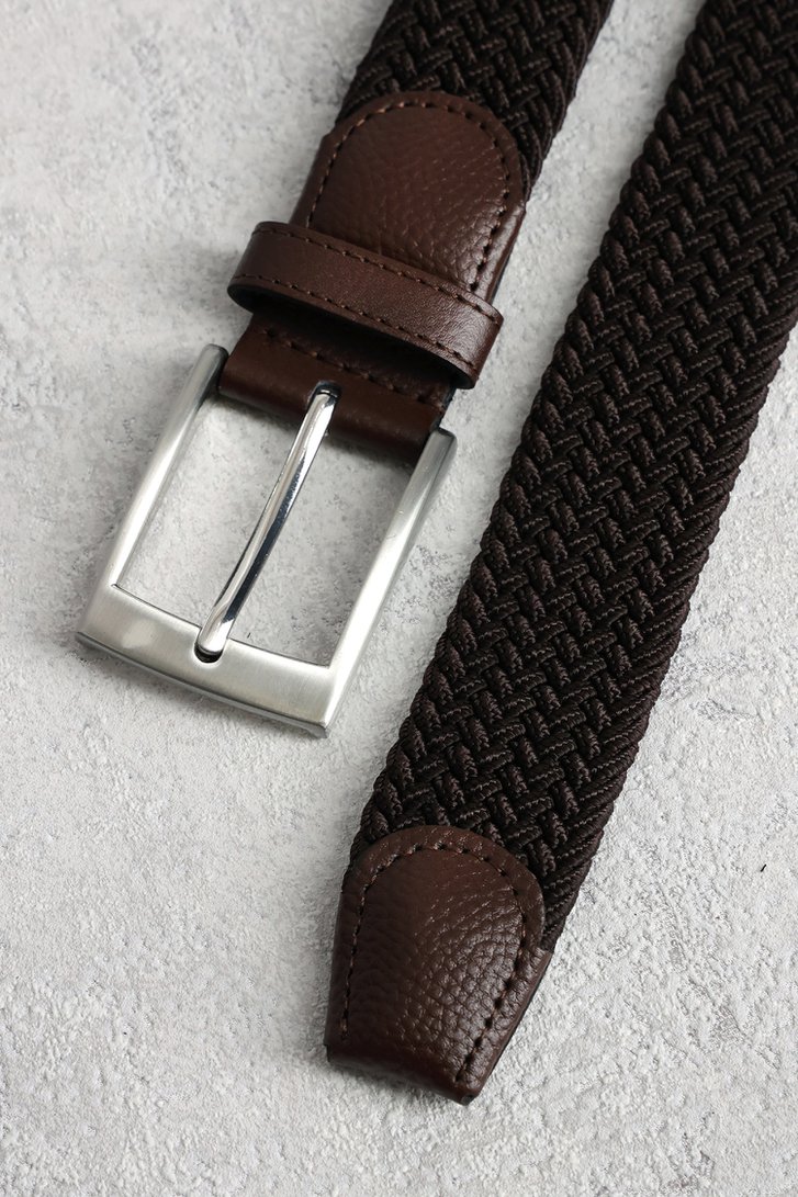 Productfoto 1 van Bruine gevlochten riem door Liberty Island voor Heren