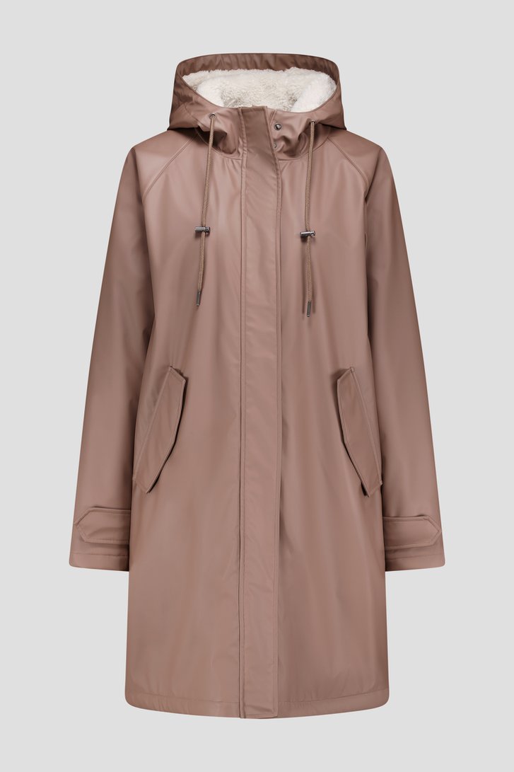 Productfoto 2 van Bruine halflange regenjas door Liberty Island voor Dames