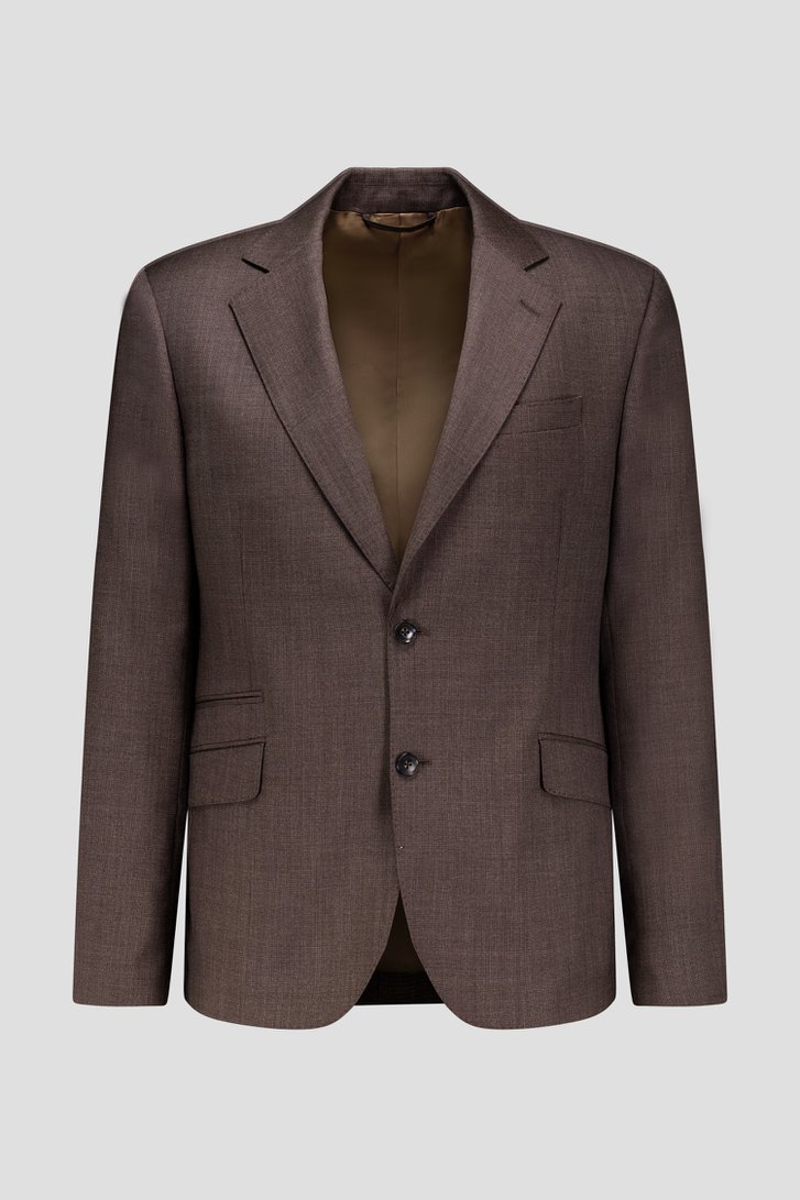 Productfoto 2 van Bruine kostuumvest - slim fit door Dansaert Black voor Heren