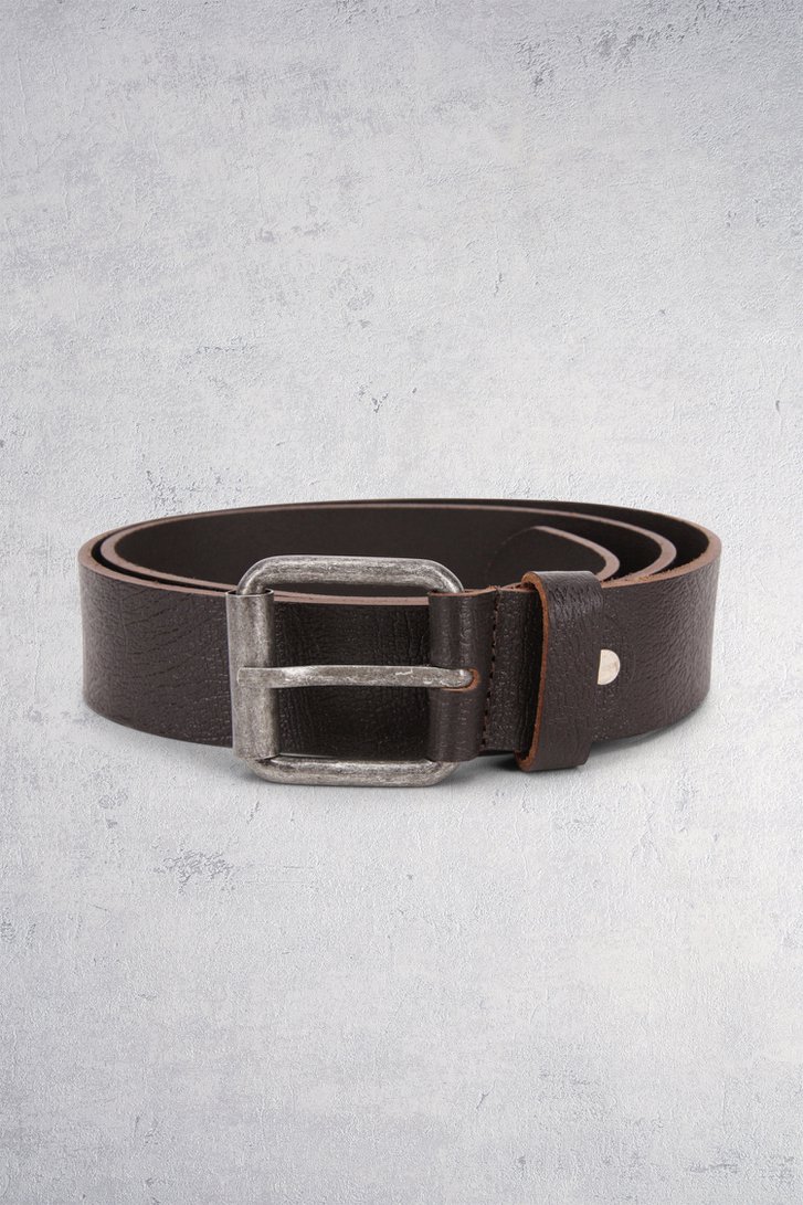 Bruine lederen riem van Liberty Island Denim voor Heren