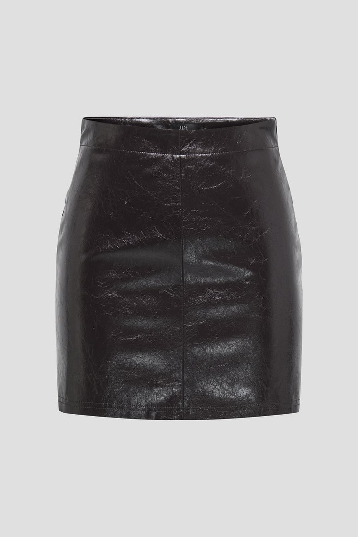 Productfoto 1 van Bruine minirok met lederlook door JDY voor Dames