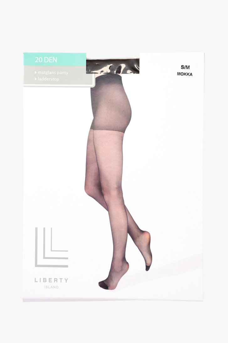 Bruine panty - 20 den van Liberty Island voor Dames