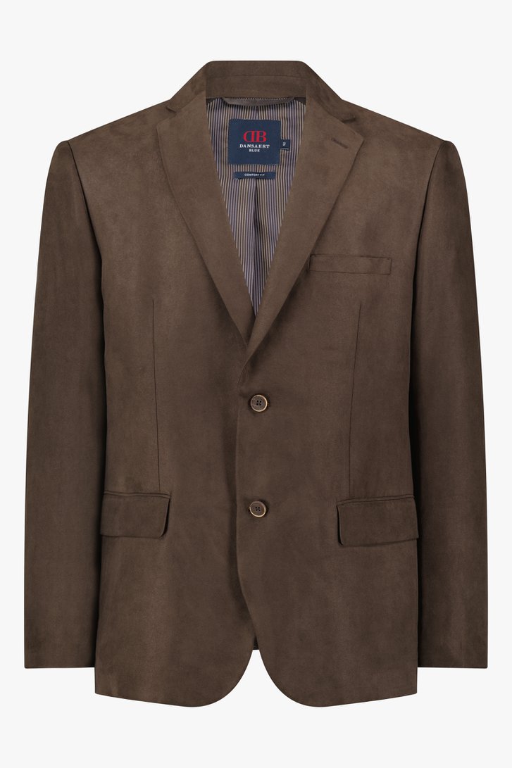 Bruine vest - comfort fit van Dansaert Blue voor Heren