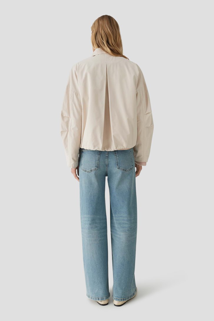 Le dos de Cardigan beige avec doublure amovible de Opus pour Femmes